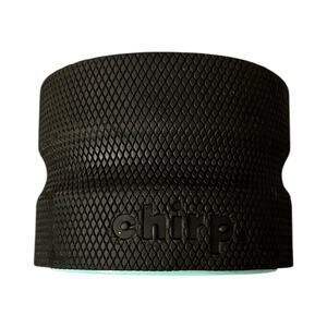 Chirp Wheel+ 6″ Deep Tissue Back & Trigger-Point Roller Turquoise/Black Relief